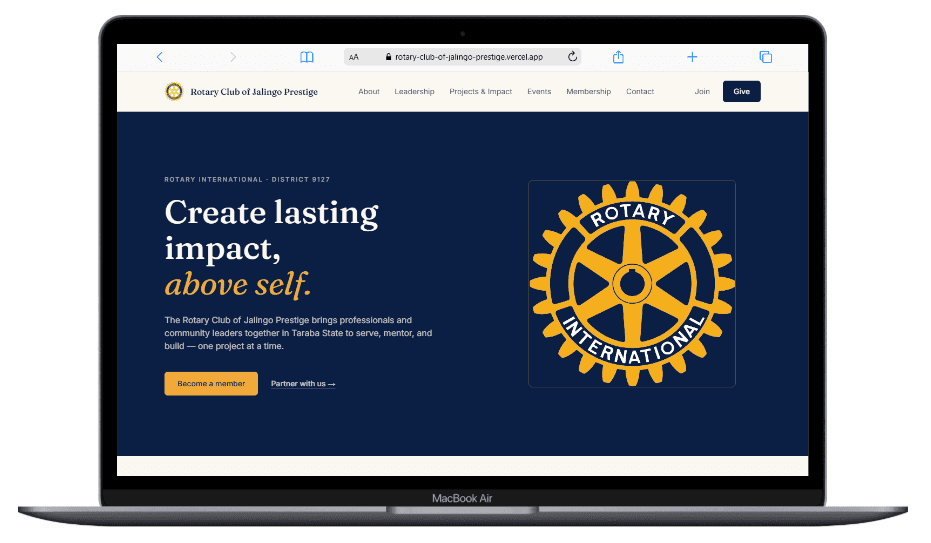 Rotary Club of Jalingo Prestige